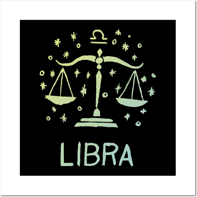 Libra Wall Art by Very Simple Graph